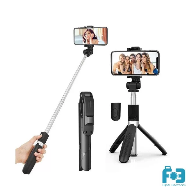XT 02 Bluetooth Integrated Selfie Stick and Bluetooth Remote Contro