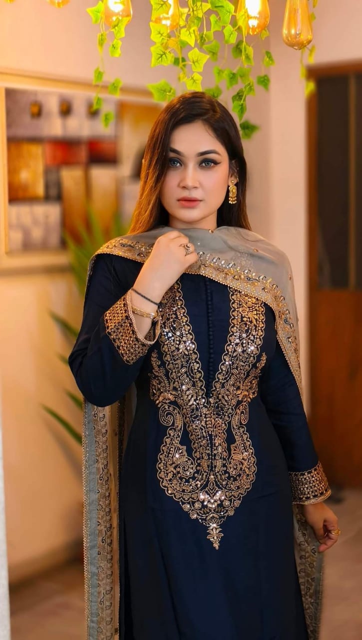 এসি কটন থ্রী পিস